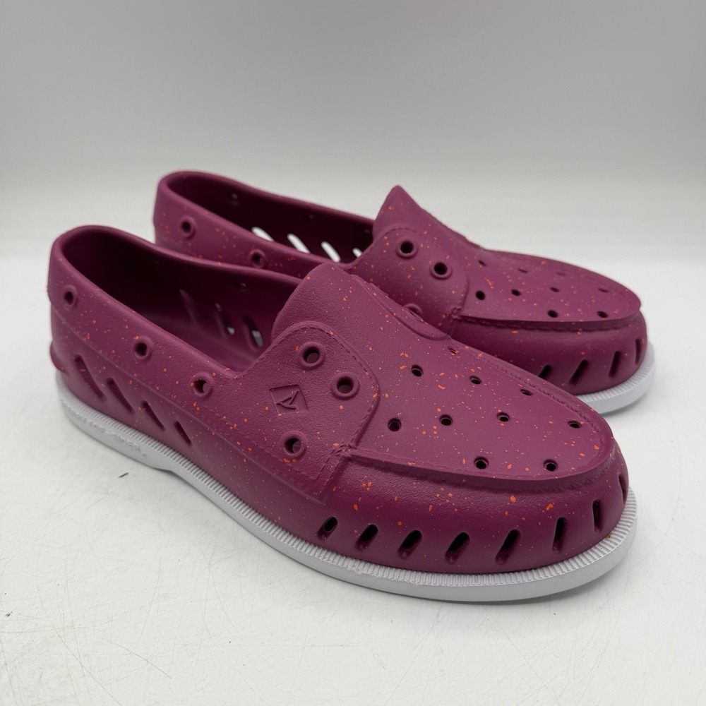 Sperry Top-Sider A/O Float Boat Shoes Womens Sz 8 M Pink Speckled Slip On NWOT